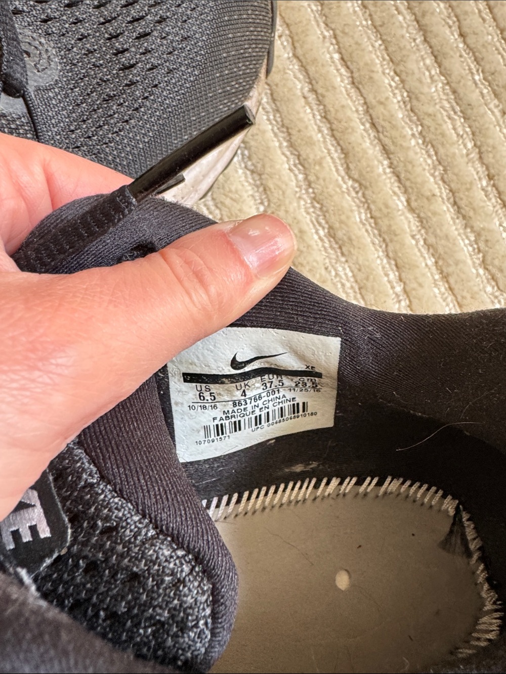 Nike Vomero 12 Sneakers, Used W 6.5 w/out box - Picture 9 of 10